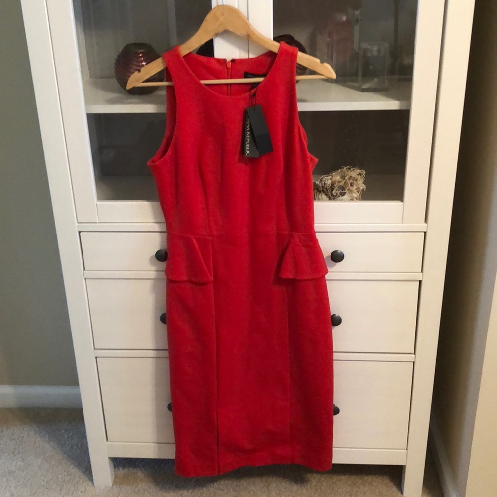 NWT Banana Republic red dress